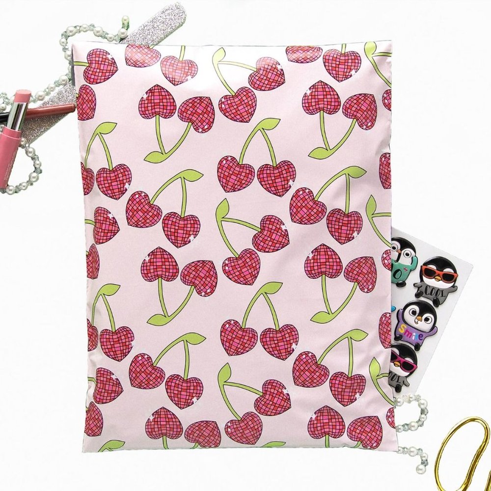 Disco Cherry Poly Mailer’s 10x13 Pack of 25